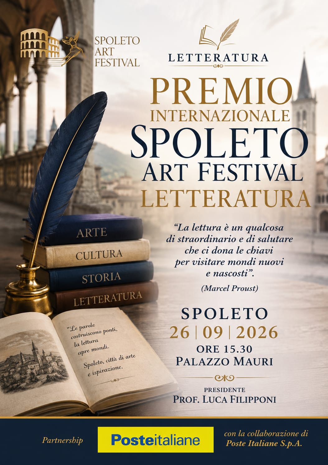 Il Menotti Art Festival Spoleto vola con il premio letteratura.