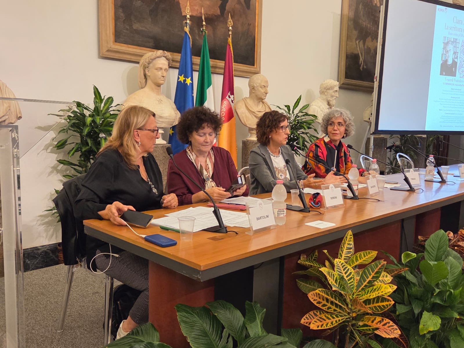 Annunciati da Benedetta Tobagi in Campidoglio i finalisti della VII edizione del Premio Letterario Nazionale Clara Sereni che saranno premiati a Perugia il 7 novembre
